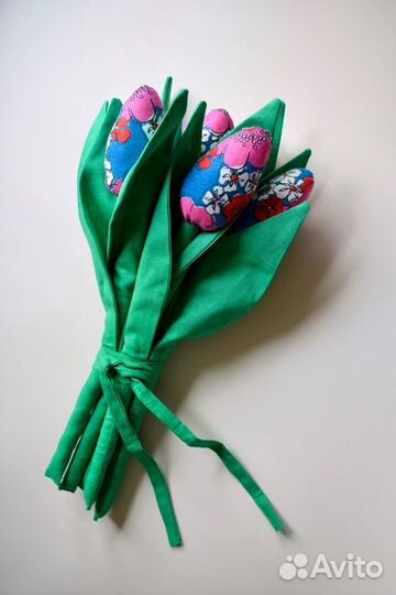 Тюльпаны тканевые игрушка