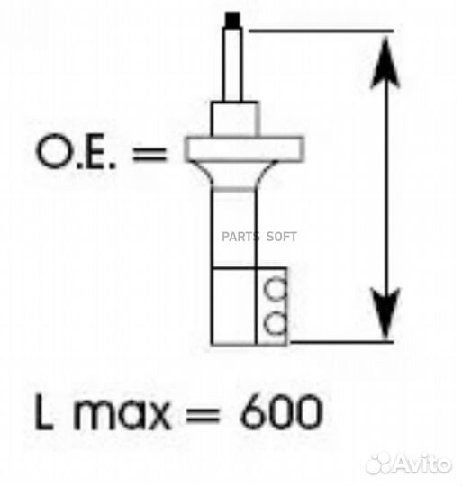 KYB 334482 Амортизатор подвески передн прав toyota