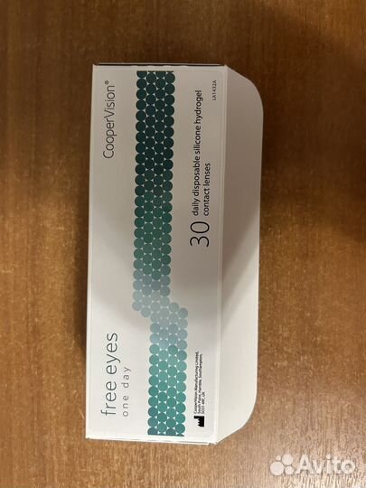 Линзы контактные Cooper visionfree eyes one -3.25