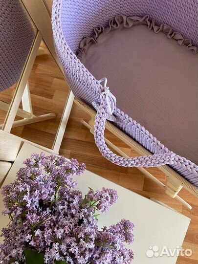 Детская люлька вязаная