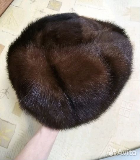 Женская шапка, норковая