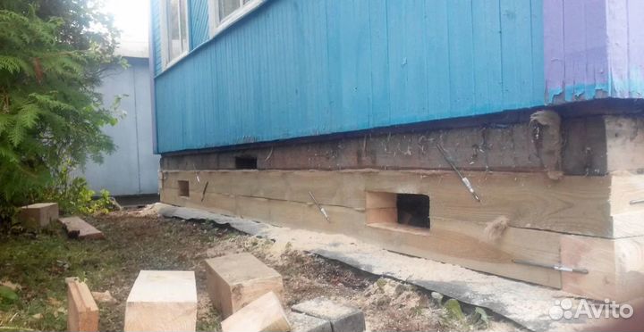 Подъём домов бань дачь замена венцов