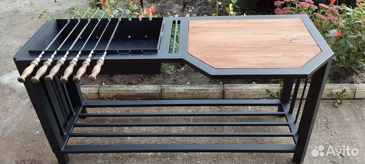 Мангал в стиле лофт