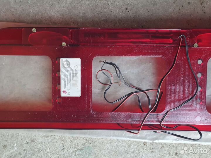 Рамка под номер с подсветкой