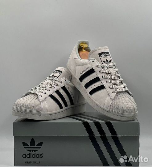 Мужские Кроссовки Adidas Superstar Люкс