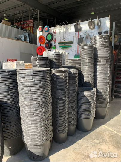 Вёдра пластмассовые, тазики Пластмассовые