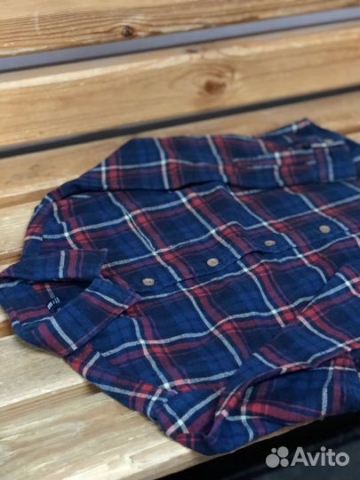 Uniqlo фланелевая рубашка на мальчика