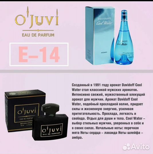 Духи Davidoff Cool Water