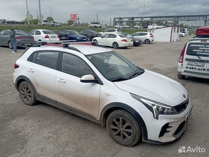 Багажник на крышу Kia Rio X поперечины крыло