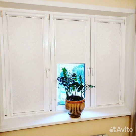 Жалюзи кассетные рулонные с направляющими