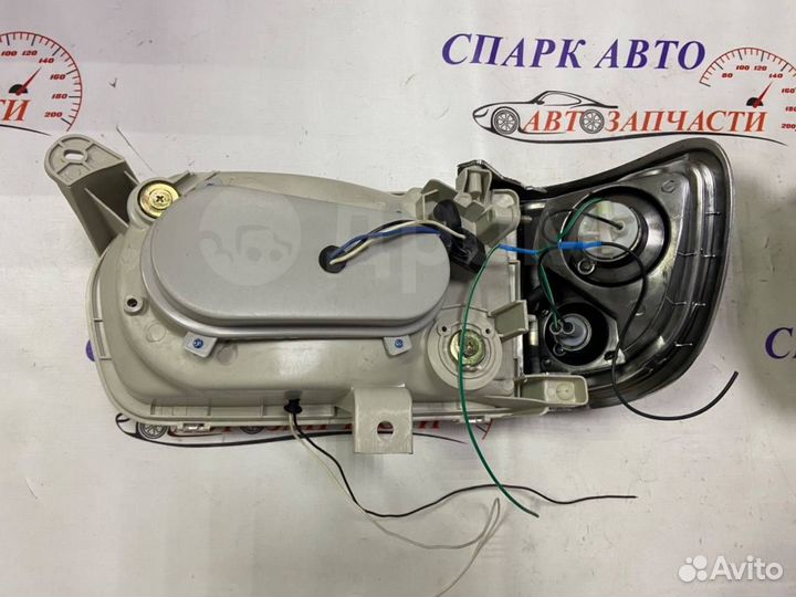 Фары тюнинг Nissan Terrano 50 темные (комплект) 95