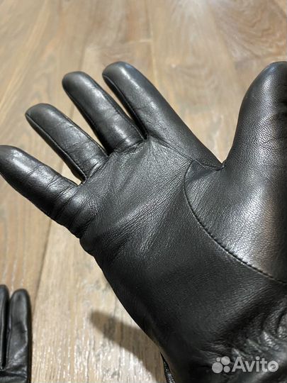 Перчатки женские кожаные новые размер 8.5