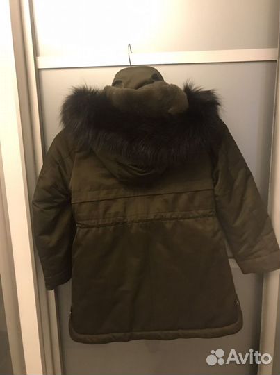 Куртка парка пихора Zara зима 122-128 новая