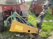 Покос травы трактором