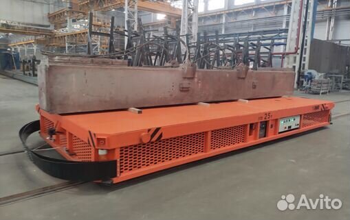 Рельсовая передаточная тележка электрическая