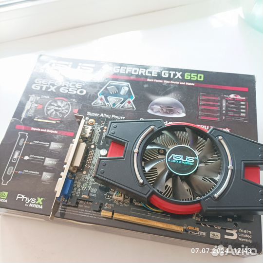 Видеокарта GTX 650 2GB