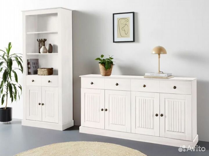 Комод белый из массива сосны Лиотто 4