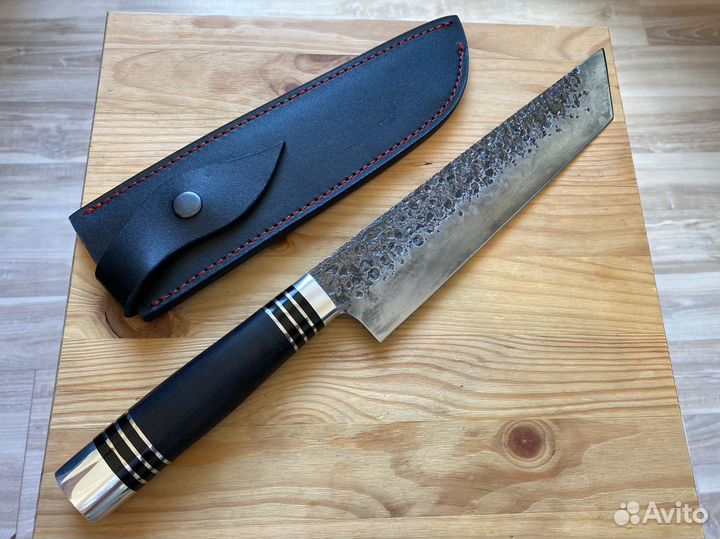 Кованый дамаск нож