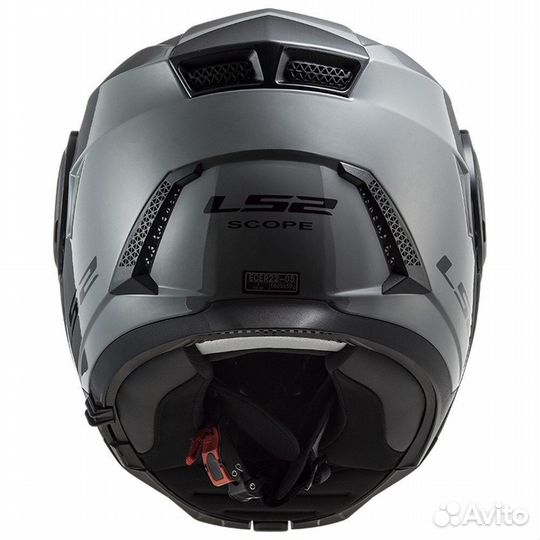 LS2 FF902 Scope Solid Modular Helmet Nardo Grey