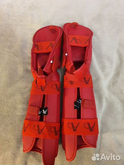 Защита голень-стопа для карате Arawaza