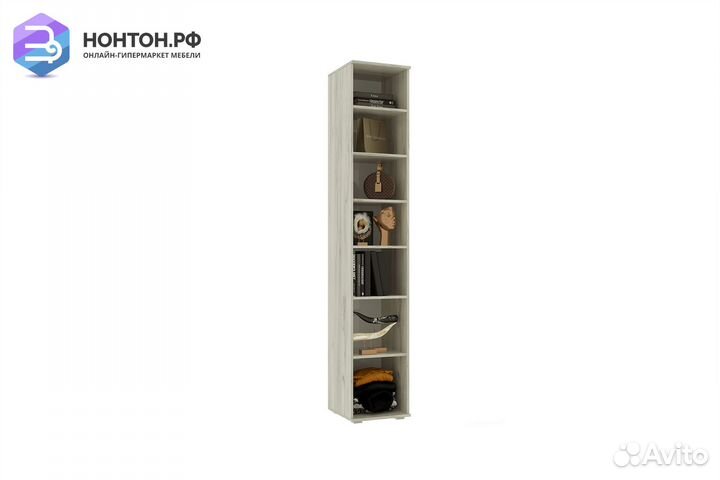 Пенал открытый Ева NEW дуб крафт белый