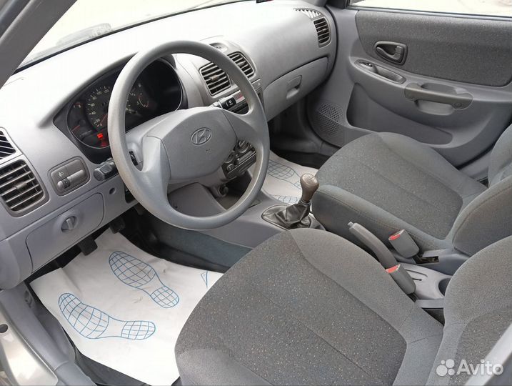 Hyundai Accent 1.5 МТ, 2007, 44 392 км