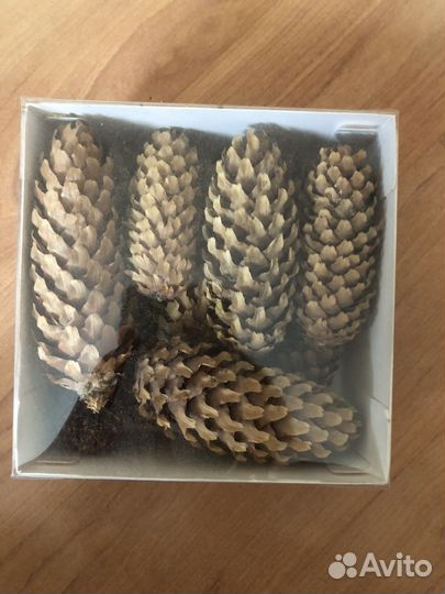 Шишки еловые для декора