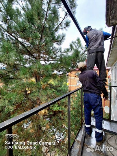 Остекление лоджии/Бесплатный замер