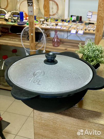Казан чугунный 4.5л