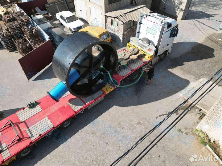 Камера входа стоков для гашени напора сточных вод