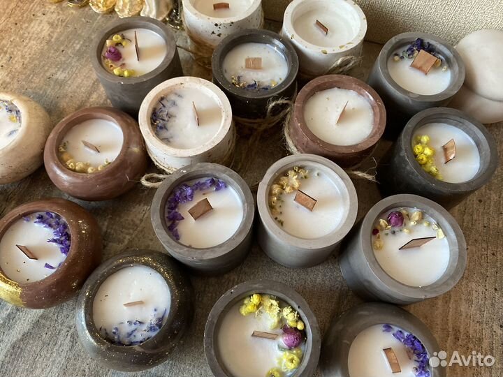 Ароматические свечи ручной работы