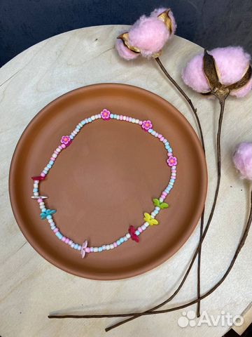 Чокер Украшение на шею из бисера