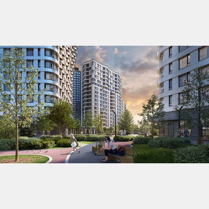 1-к. квартира, 38,5 м², 8/25 эт.