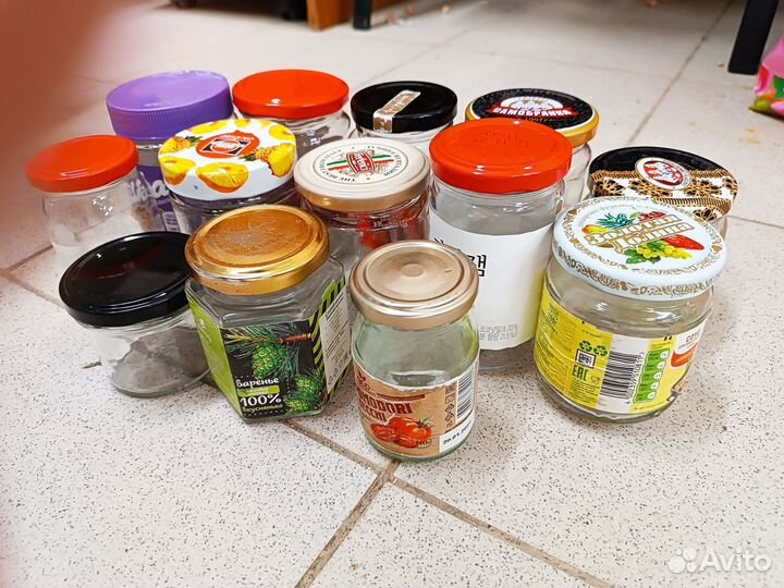 Банки стеклянные разные
