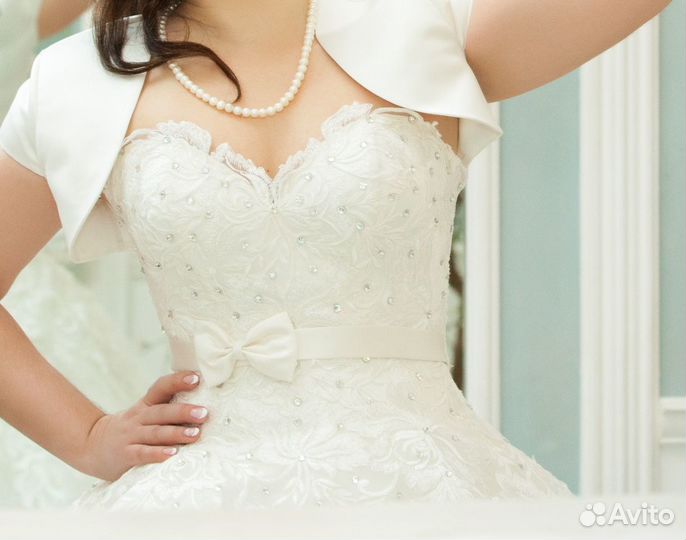 Платье свадебное р.46-48