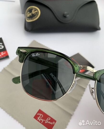 Очки ray ban clubmaster черные