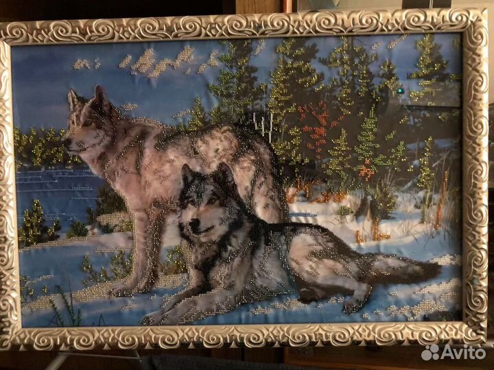 Картины вышитые в ручную