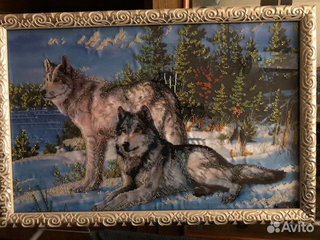 Картины вышитые в ручную