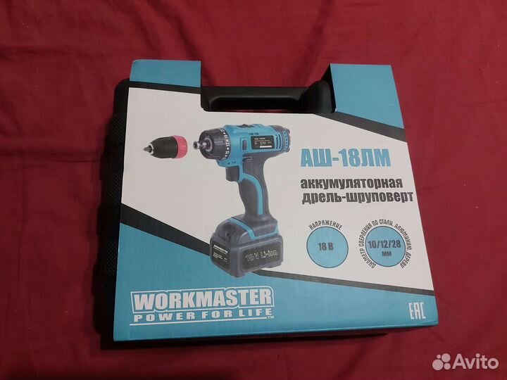 Аккумуляторная дрель шуруповерт