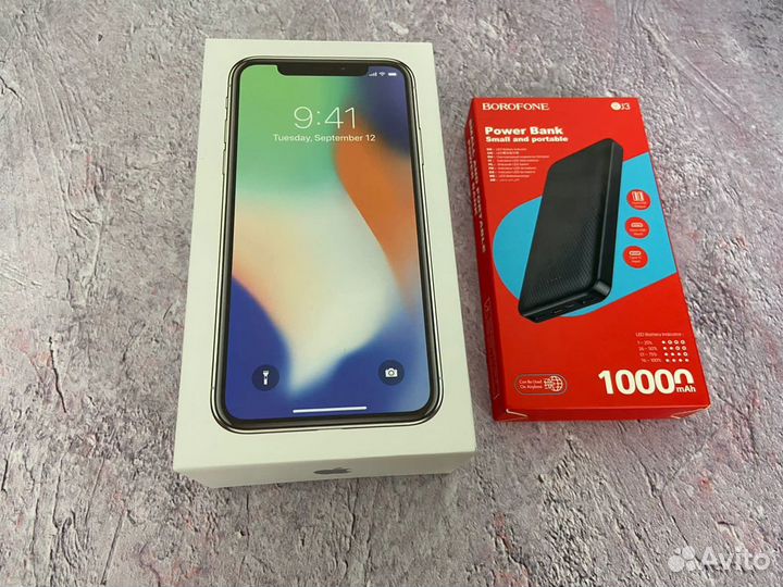iPhone X 64 gb silver A1396
