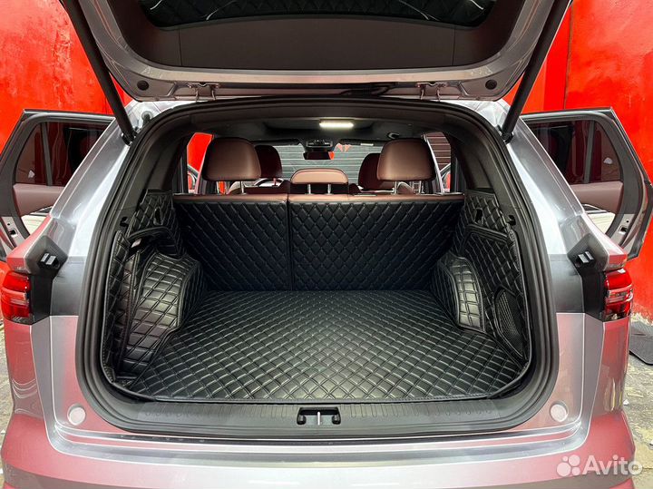 3Д коврики из экокожи 3D автопутешествия