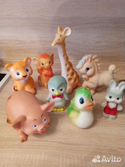 Резиновые игрушки СССР