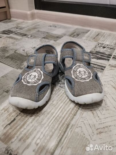 Текстильные мокасины