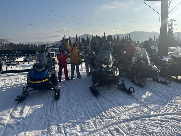Прогулки на снегоходе