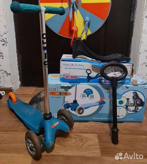 Самокат mini micro the original + seat & o- bar