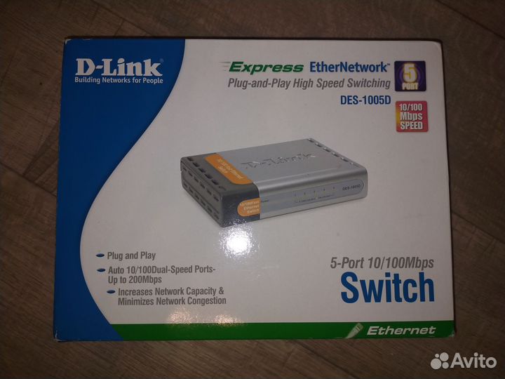 Коммутатор D-Link DES-1005D