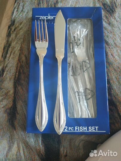 Цептер столовые приборы для рыбы