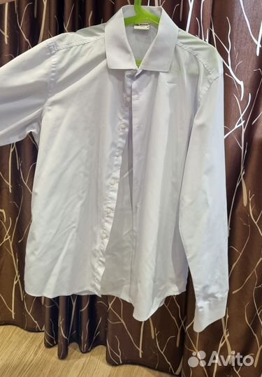 Мужская рубашка белая M