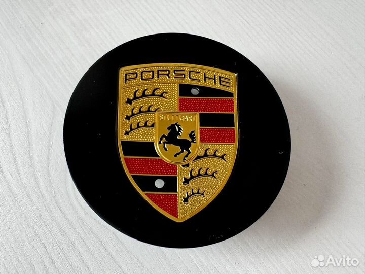 Заглушки колпачки на диски эмблема Porsche