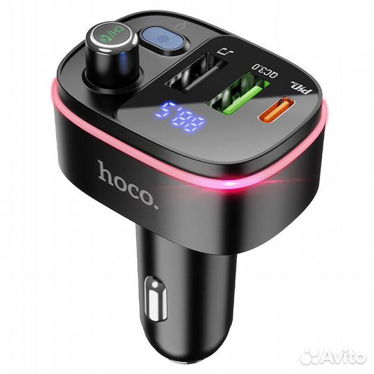 FM трансмиттер bluetooth модулятор USB QC3.0 + PD